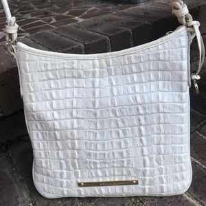Brahmin white satchel